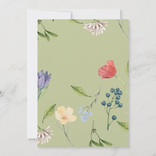 Een kleine uitnodiging voor het Baby shower van Wi (Achterkant)