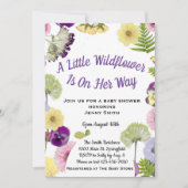 Een kleine uitnodiging voor het Baby shower van Wi (Voorkant)