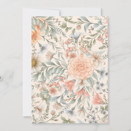 Een kleine uitnodiging voor het Baby shower van Wi (Achterkant)