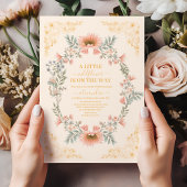 Een kleine uitnodiging voor het Baby shower van Wi