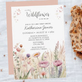 Een kleine uitnodiging voor het Baby shower van Wi