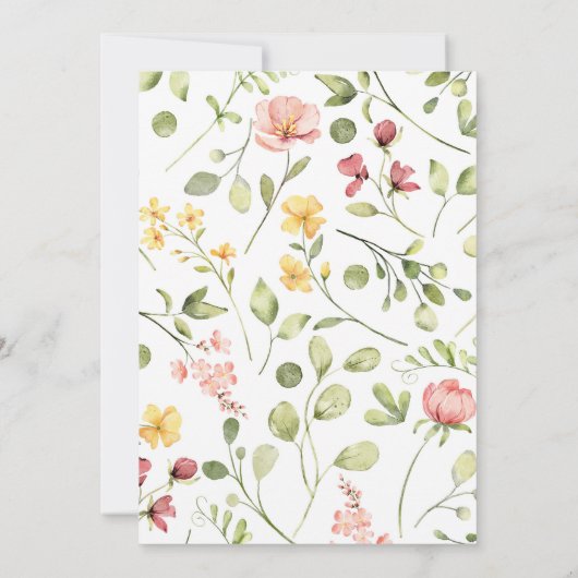 Een kleine uitnodiging voor het Baby shower van Wi (Achterkant)