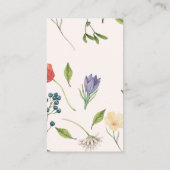 Een kleine uitnodiging voor het Baby shower van Wi Informatiekaartje (Achterkant)