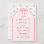 Een kleine Valentijn Baby shower Kaart (Voorkant)