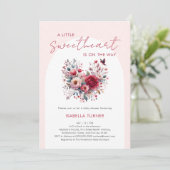 Een kleine Valentijn Baby shower Kaart (Staand voorkant)