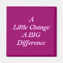 Een kleine verandering, een groot verschil magneet