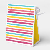 Een kleine verrassing! Gestreepte Snoep Sparkly Gi Bedankdoosjes (Achterkant)