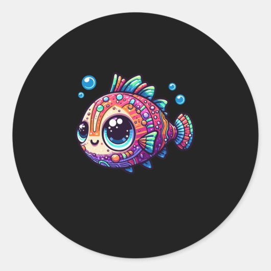 Een kleine vis Sticker (Voorkant)
