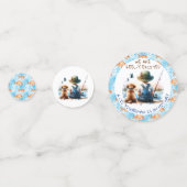 Een kleine visser | Baby shower van Schattigee jon Confetti (Voorkanten)