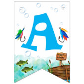 Een kleine visser die op zondag Vist Vlaggetjes (Tweede vlag)