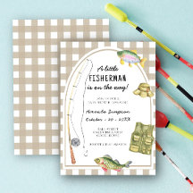 Een kleine visser is op komst Baby Shower