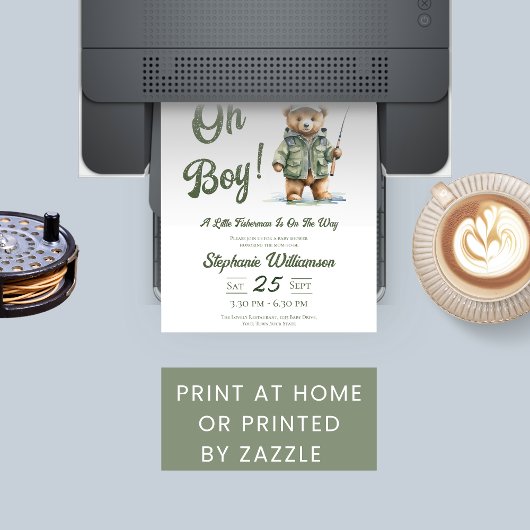 Een kleine visser is op weg naar het Beer Baby sho Kaart