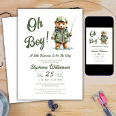 Een kleine visser is op weg naar het Beer Baby sho Kaart