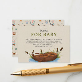 Een kleine visser script boeken voor Baby shower Informatiekaartje