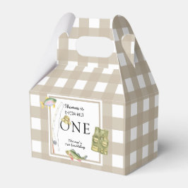 Een kleine visser verjaardagsfeestje bedankdoosjes