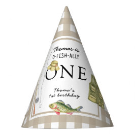 Een kleine visser verjaardagsfeestje feesthoedjes