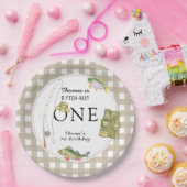 Een kleine visser verjaardagsfeestje papieren bordje (Feest)