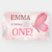 Een kleine vlinder draait er een! Banner (Horizontaal)