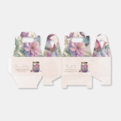 Een kleine vlinder in een potje bloemenbaby shower bedankdoosjes (Uitgevouwen)