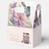 Een kleine vlinder in een potje bloemenbaby shower bedankdoosjes (Geopend)