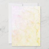 Een kleine vlinder is onderweg Baby shower Kaart (Achterkant)