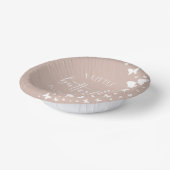 Een kleine vlinder is onderweg Baby shower Papieren Kommen (Gebogen)