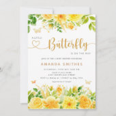 Een kleine vlinder is onderweg naar het gouden Bab Kaart (Voorkant)