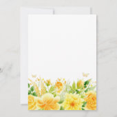 Een kleine vlinder is onderweg naar het gouden Bab Kaart (Achterkant)