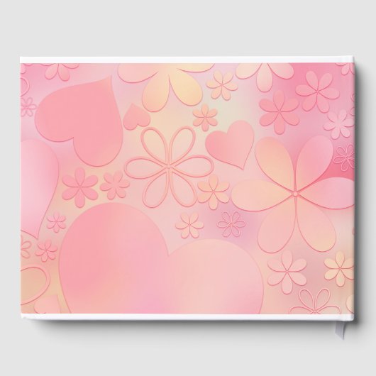 Een kleine vlinder is op de weg Baby shower Gastenboek (Achterkant)