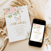 Een kleine vlinder is op weg naar goud. kaart