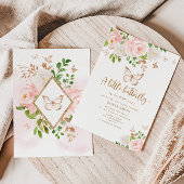 Een kleine vlinder is op weg naar goud. kaart