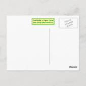 Een kleine vogel vertelde me - Briefkaart (Achterkant)