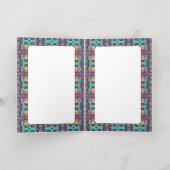 Een kleine vogel vertelde me Happy Birthday Folie Wenskaart (Binnenlaag)