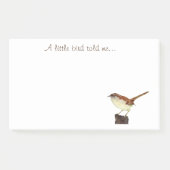 Een kleine vogel vertelde me post-it® notes (Voorkant)
