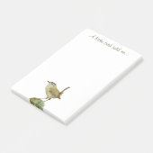 Een kleine vogel vertelde me post-it® notes (Schuin)