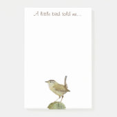 Een kleine vogel vertelde me post-it® notes (Voorkant)