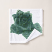 Een kleine vogel vertelde me Roos Bad Handdoek (Wasdoekje)