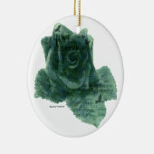 Een kleine vogel vertelde me Roos Keramisch Ornament (Rechts)