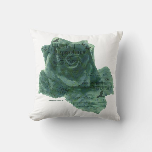 Een kleine vogel vertelde me Roos Kussen (Voorkant)