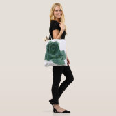 Een kleine vogel vertelde me Roos Tote Bag (Op model)