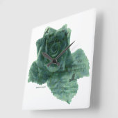 Een kleine Vogel vertelde me toenam Vierkante Klok (Hoek)