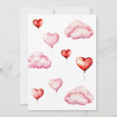 Een kleine vriendin is op weg naar een babyshowerf kaart (Achterkant)