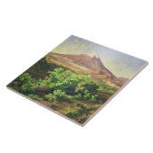 Een kleine vulkaan in het Mexicaanse platteland, 1 Tegeltje (Zijkant)