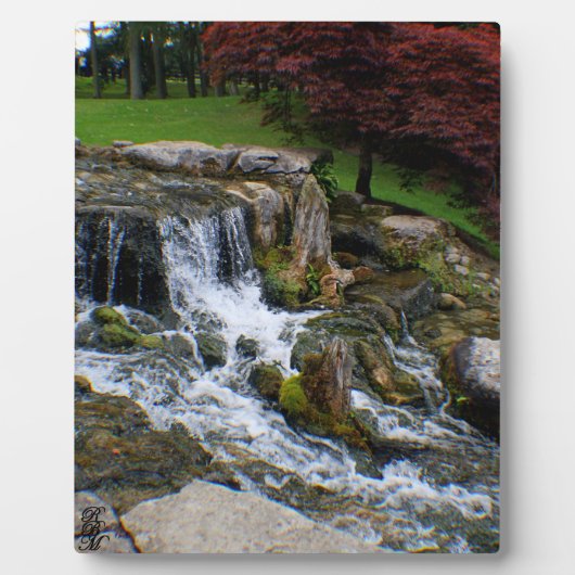 Een Kleine Waterval Fotoplaat (Voorkant)