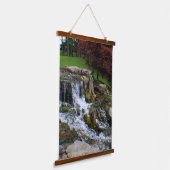 Een Kleine Waterval Hangend Wandkleed (Gebogen)