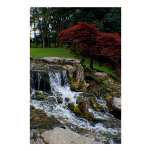 Een Kleine Waterval Perfect Poster
