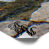Een Kleine Waterval Perfect Poster (Hoek)