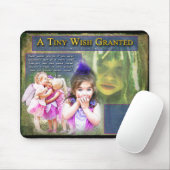 Een kleine wens toegekend muismat (Met muis)