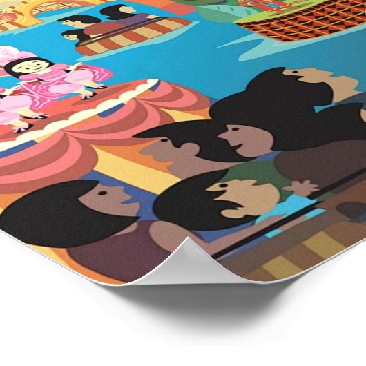 Een kleine wereld poster (Hoek)