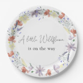 Een kleine Wildbloem is onderweg Papieren Bordje (Voorkant)